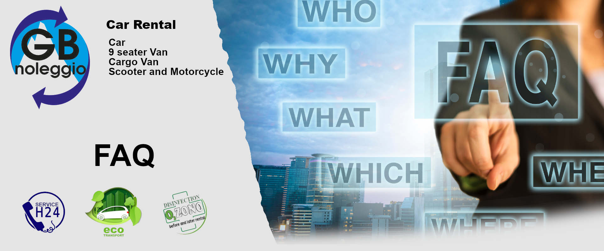gb noleggio faq rental