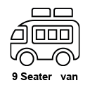 gb noleggio 9 seater van rental
